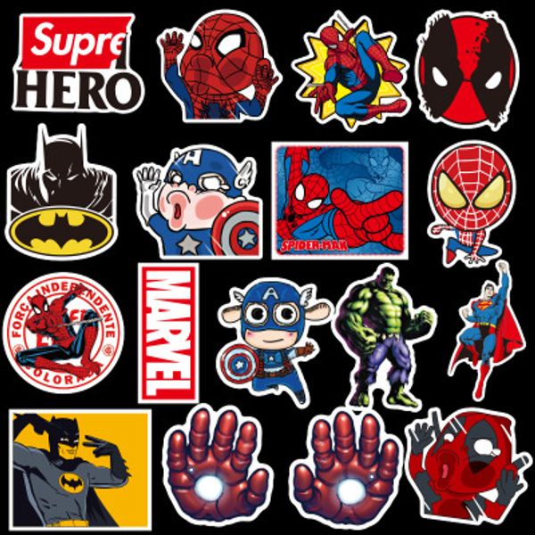 

50 . ло marvel мђлилм наклейки водонепѬониаемй дл нођбђка моо кейбоѬд к