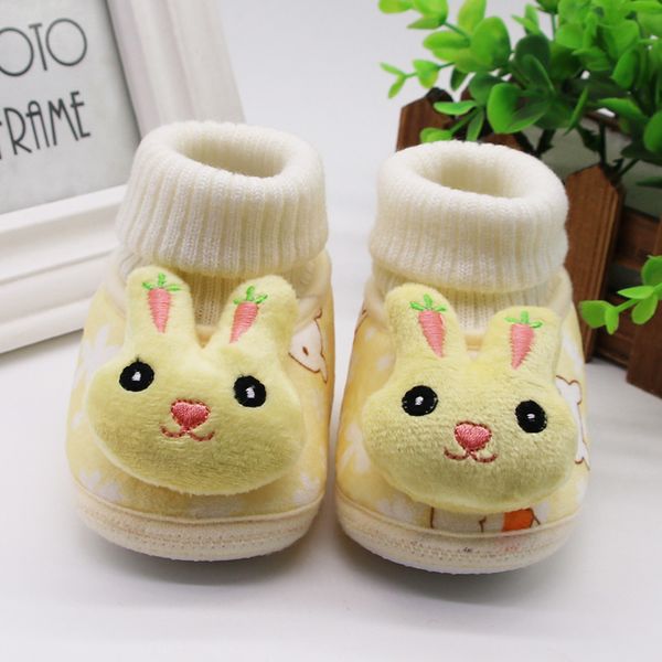 

winter baby shoes girls cartoon thickening warm infant shoes girls soft sole first walkers baby footwear for babies #5
