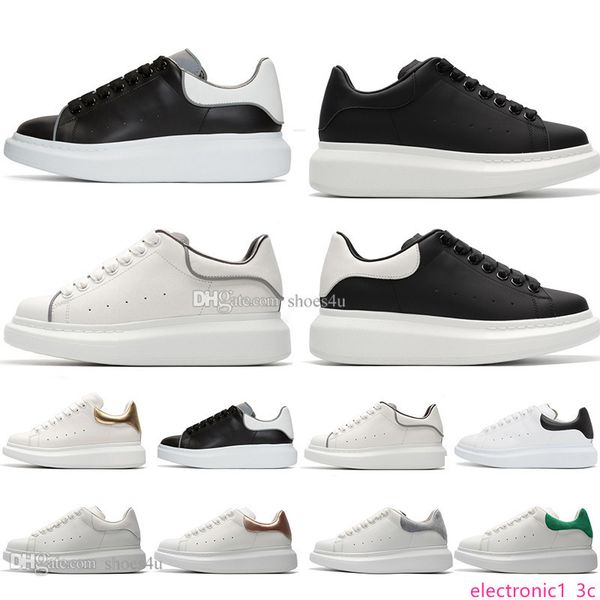 

luxury casual shoes mens designer shoes womens 3m reflective fashion party platform shoes velvet athletics flat height increasing sneakers, Black;green