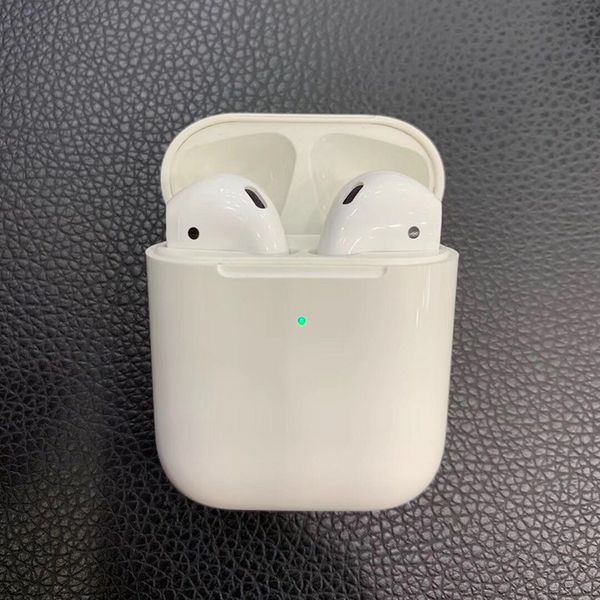 

2019 w1 chip airpod 2 generation 2 wirele charging wirele bluetooth earphone headphone earbud head et with pop up window high quality