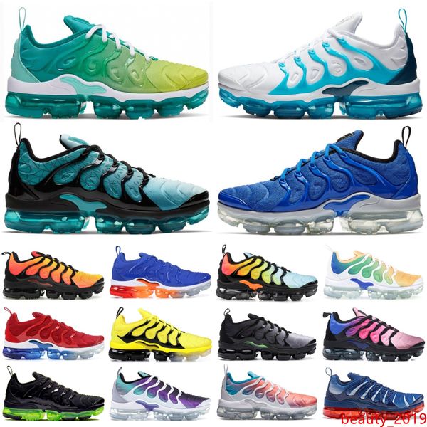

most popular tn plus triple black racer blue university red men designer shoes white psychic pink eggplant running sneakers women trainer