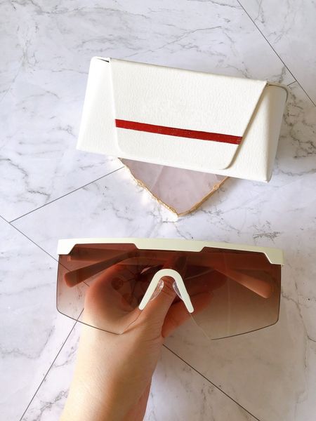 

new 282 mens sunglasses men sun glasses women sunglasses fashion style protects eyes gafas de sol lunettes de soleil with case, White;black