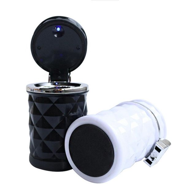 

sailnovo general led light auto car ashtray car travel cigarette cylinder smokeless ashtray cendrier accessories cendrier