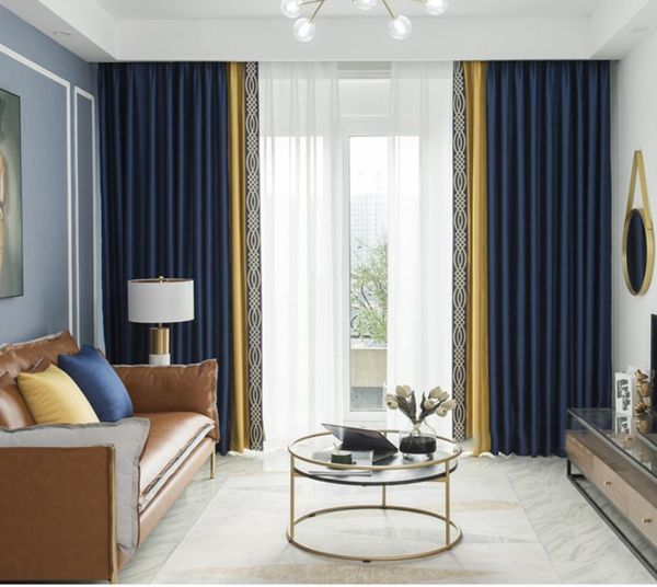 

modern blackout curtains for living room bedroom curtains for window treatment drapes solid finished blackout 1 panel