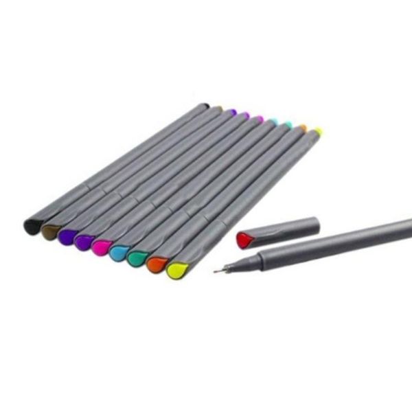 

10pcs 0.38mm fine line pen watercolor drawing gel pen painting tool set office school art supplies pencil drop shipping