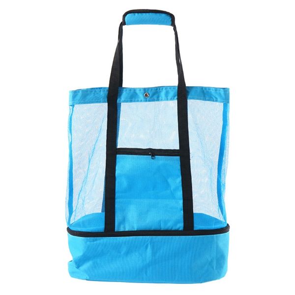 

super sell-outdoor portable picnic bag camping bbq insulation ice pack multifunction fresh package travel blue bag beach
