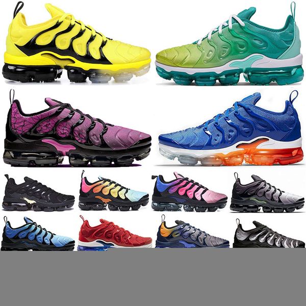 

r new bumblebee sunset fades green tn plus running shoes for men women grape bright crimson hyper wolf grey mens trainers sneaker