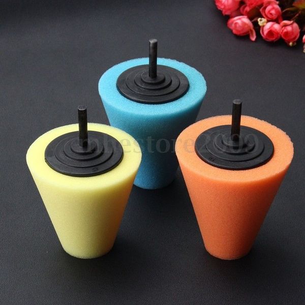 

218 burnishing buffing polishing cone sponge foam pad car wheel hub tool shank
