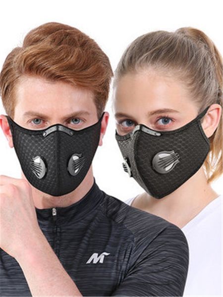

воздух маска fiters анти mist пыли маска рм2,5 дышащий сменная горячий # qa765, Black