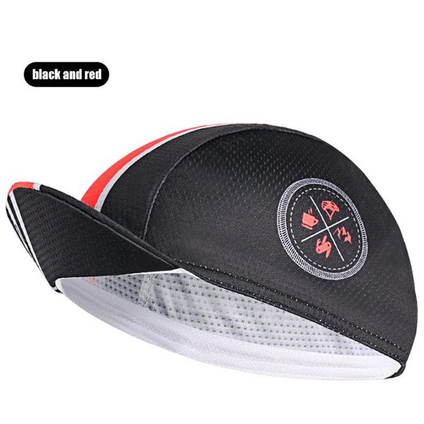 

bicycle cycling cap hat running size polyester 52-62cm breathable, Black