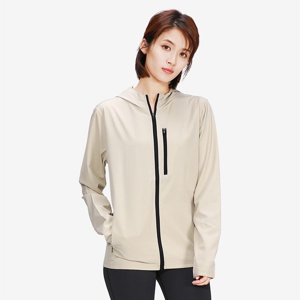 

sports jacket women outdoor casual running hooded zipper long sleeve fitness jacket gym sportswear sweatshirt windproof top, Black;red