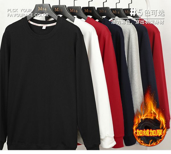 

2019 плюс бархатный хлопчатобумажный свитер с капюшоном утолщение молодежи мужчины и женщины пары публичная версия свитера пальто, Black