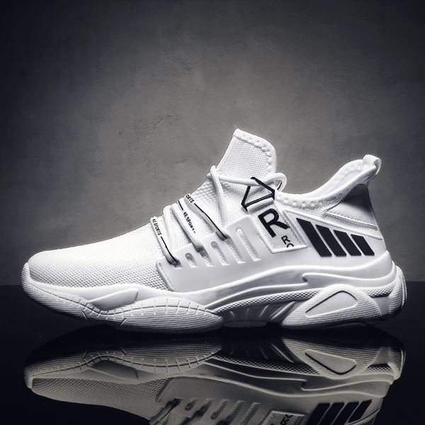 

new sneakers men shoes 2019 sport running shoes men breathable lace-up rubber flykint mesh fashion outdoorzapatillas de hombre