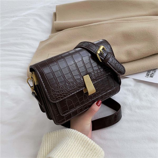 

крокодил шаблон малые площади сумки пряжки на ремне сумки crossbody аллигатор женщин сумки женский сумка lady сумки