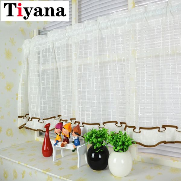 

rustic style coffee short half curtains head curtain for kitchen cabinet window door cafe wall decor screen drape sc013d2
