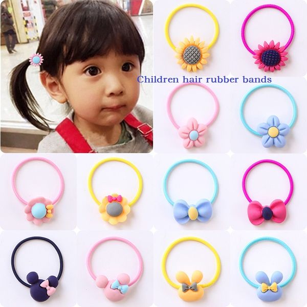 

Children's rubber band hair ring high elastic headrope,macaron children's hair accessories,Multi-color mixed batch random delivery