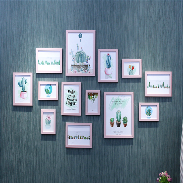 

13pcs photo frame photo стены украшения стены кадров современная личность творческая комбинация спальня сиамские simple
