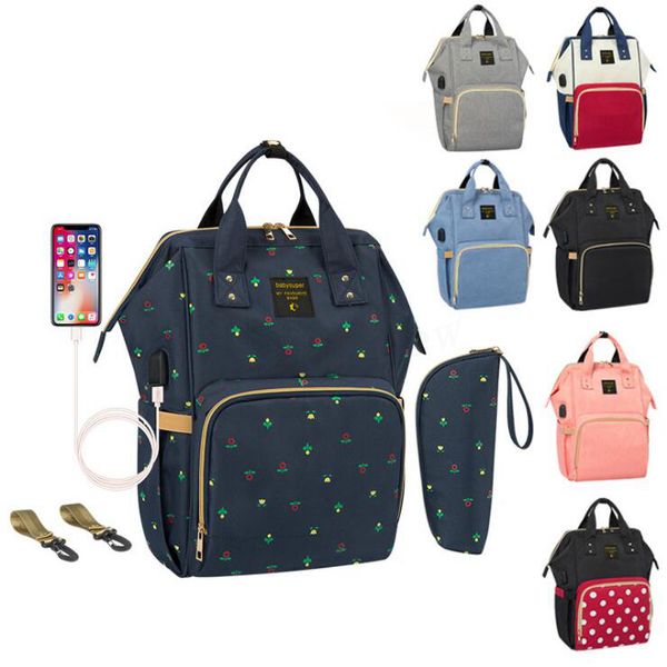 

multifunctional mummy backpack zipper large capacity travel maternity bag diaper baby bags storage bag nursing bag backpack baby care bags