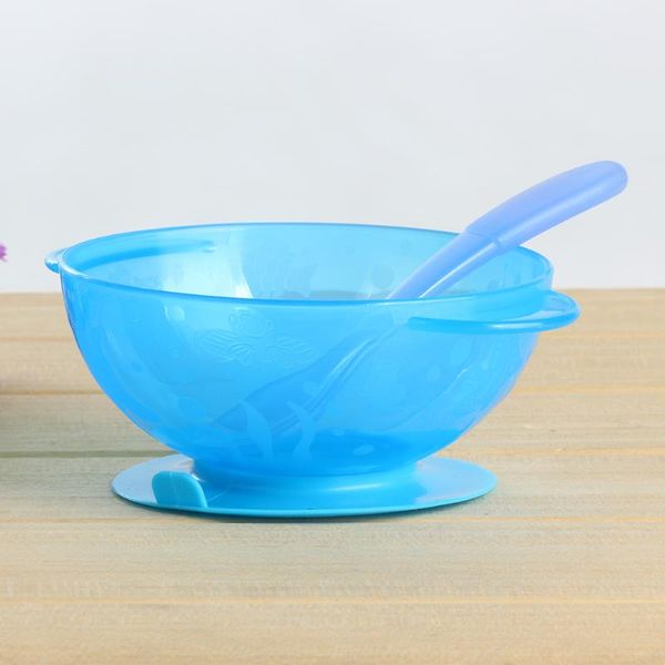 

Baby Sucker Bowl Set Temperature Spoon Baby Child Training Bowl