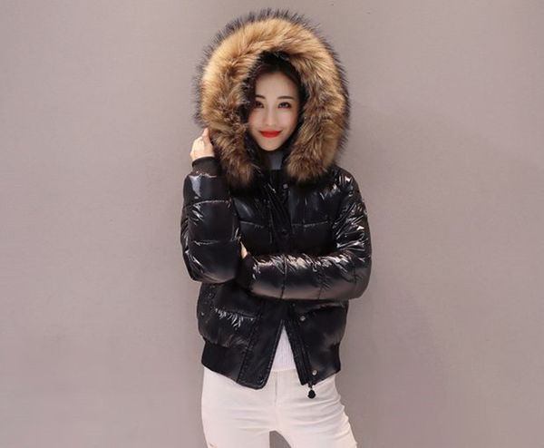 

высокое качество итальянский бестселлер марка дамы зима пуховик мода тонкий дамы зима молния короткие толстые вниз пальто ветрозащитный тепл, Black