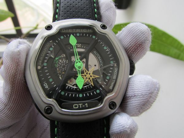 46mm Organic Time OT-1 OT-2 OT-3 Miyota automatico uomo donna ragazzo ragazza design cool orologio unico orologio da polso moda impermeabile regalo di compleanno