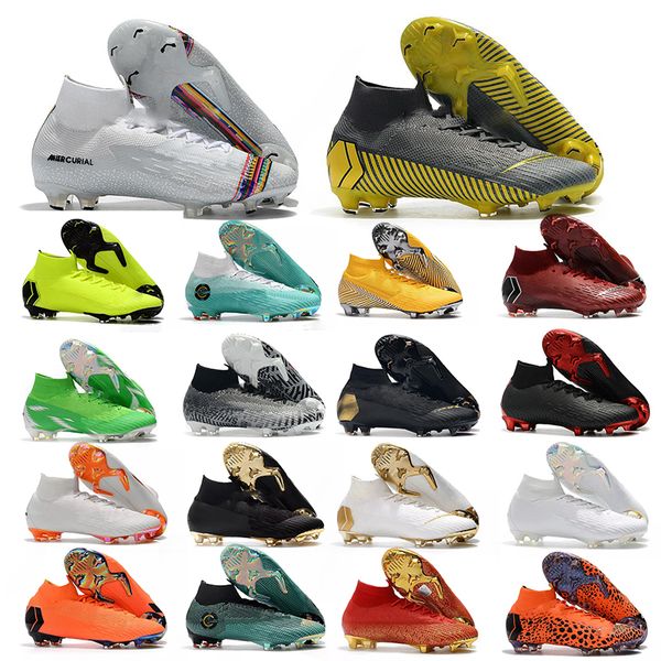 

2019 occer football hoe mercurial uperfly vi 360 elite fg kj 6 12 cr7 ronaldo neymar men women boy occer hoe football boot