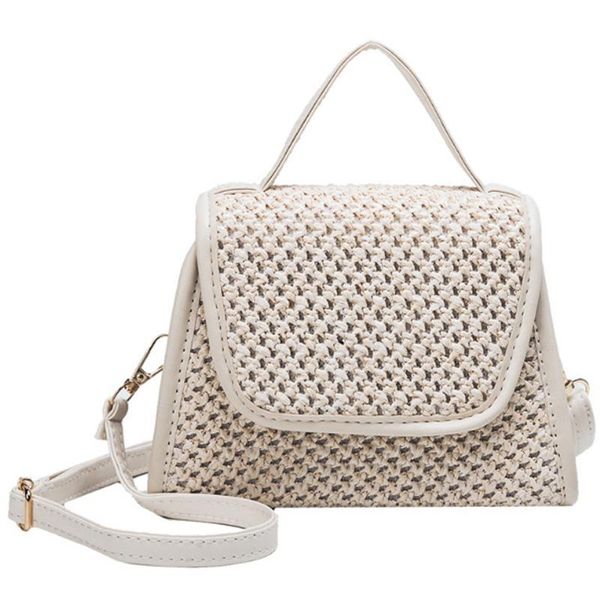 

abdb-new summer small square bag straw small bag shoulder slung handbag