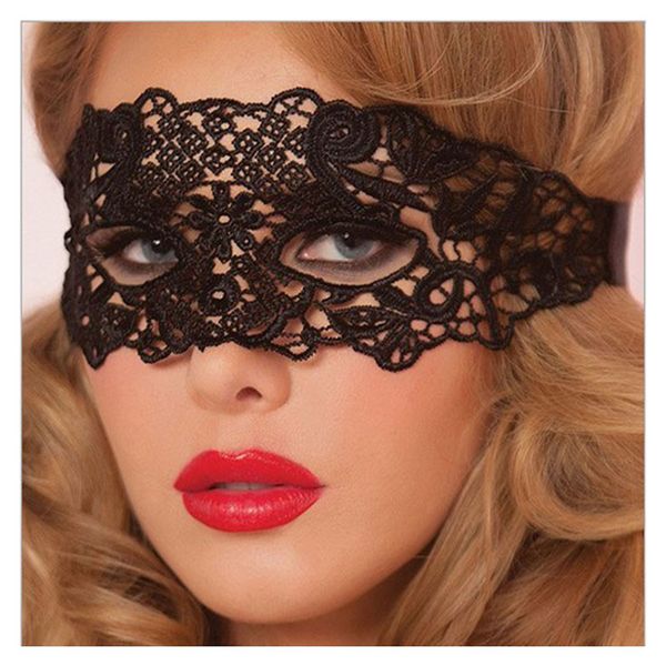 

halloween party lace half face black mask eye cosplay masquerade mask party