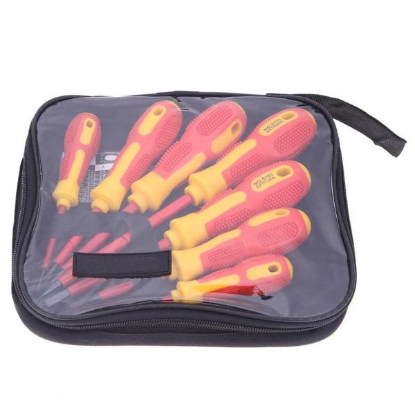 

4pcs/7pcs/9pcs insulated screwdriver set slotted cross screw driver for electrician precise repair hand tool kit