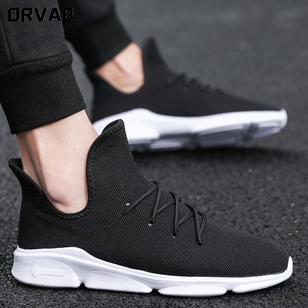 

men shoes tenis masculino adulto summer breathable men sneakers black white red casual shoes zapatos de hombre