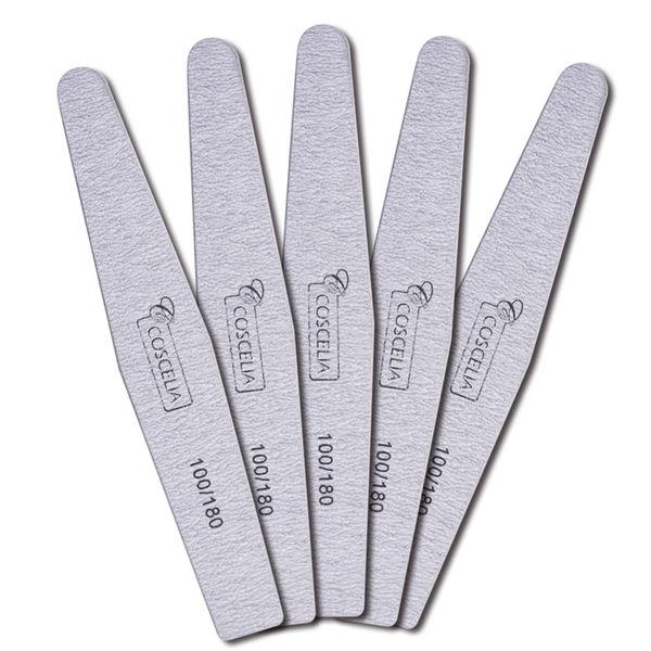 

5pcs/lot nail file for gel nail 100/180 professional lime files set for manicure pedicure double-sided buffer block tools
