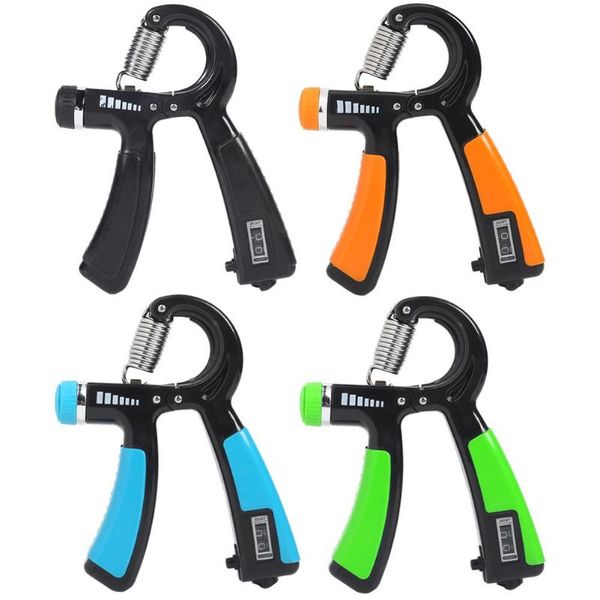 

r-type adjustable spring smart counter finger gripper holding exerciser