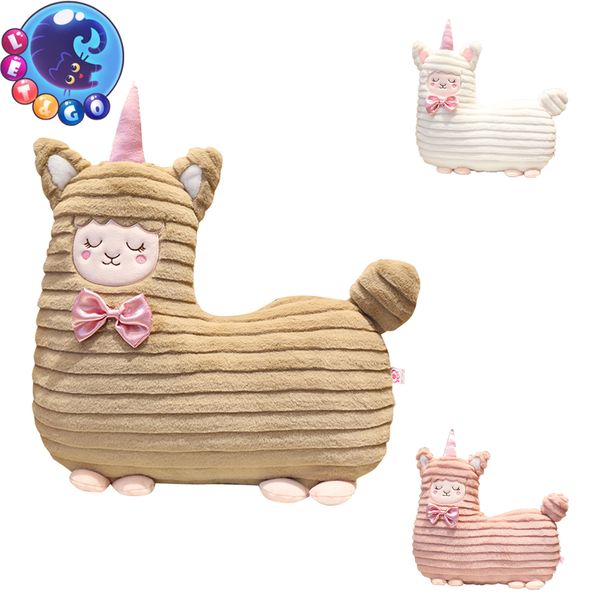 

1шт 45см прекрасные альпака плюшевые подушки kawaii фаршированная овцы плюшевые игрушки для детей подушка мягкие животных home decor подарок