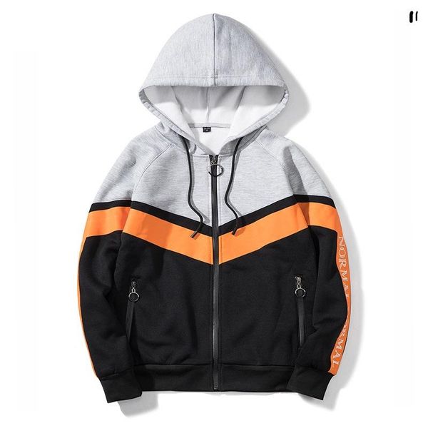 

autumn and winter designer mens hoodies luxury cardigan sweaters for men with zipper loose streetwear brand sweatshirts with highly quality, Black