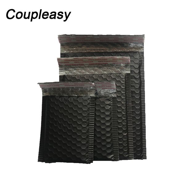 

5шт / lot matte black bubble mailer сгущает почтовая почтовый мешок водонепроницаемый доставка конверт с bubble 2 размеры упаковка сумки