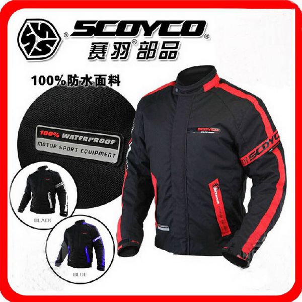 

2018 new cross-country motorcycle riding jacket motorbike knight safety clothing jackets made of nylon polyester have 3 colors