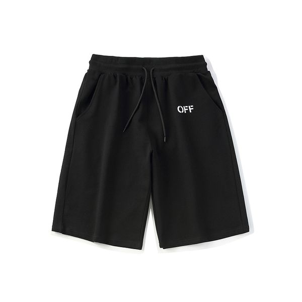 

Прилив бренд свободного покроя спортивные штаны хлопка брюки белые шорты мужские пять очков брюки АУ черного 2018 лета