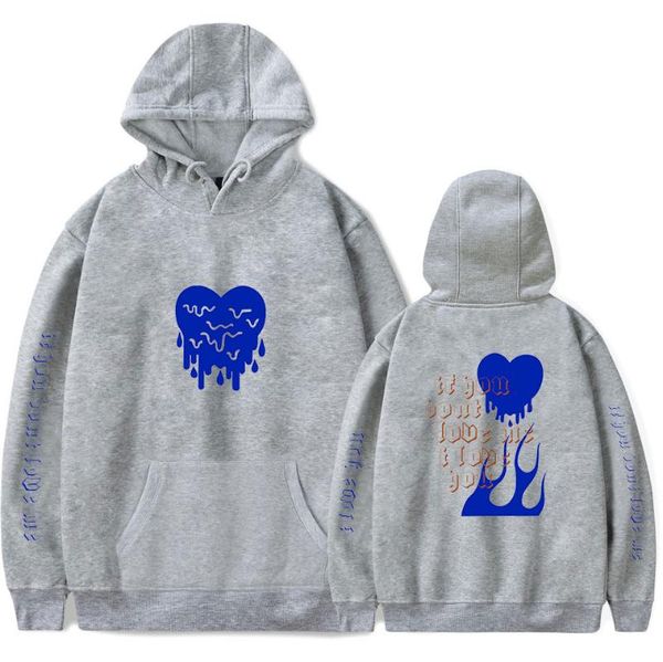 

personality avani 'if you don't love me' hoodie sweatshirts avani gregg&chase hudson hoodie korean loose pullovers, Black