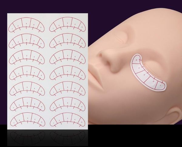 Kağıt Yamalar Kirpik sticker Altında Göz Pedleri Kirpik Kirpik Uzatma Kağıt Yamalar Göz İpuçları Sticker Sarar Makyaj Araçları