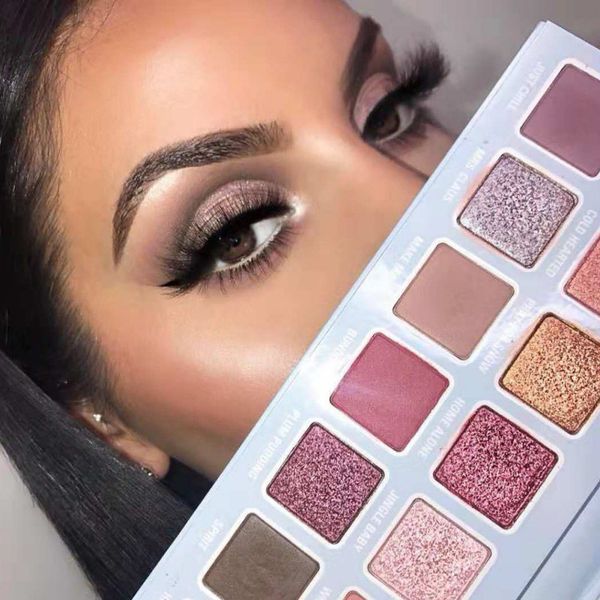 

light color eyeshadow 14 color matte / metal anti-shining water natural easy to suitable for all kinds of makeup