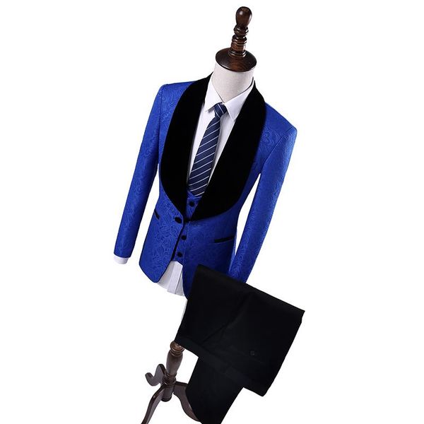 

classic embossing tuxedos groom wedding men suits mens wedding suits tuxedo costumes de smoking pour hommes men(jacket+pants+tie+vest) 137, Black;gray