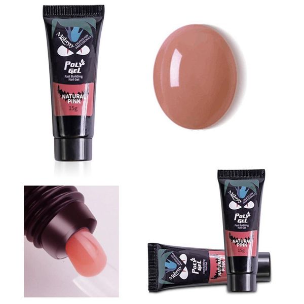 

ptherapy gel nail quick-drying ptherapy extension 15ml glue, Red;pink