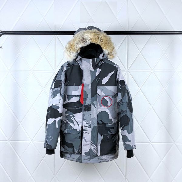 

19aw luxury private custom winter jacket boutique womens designer down jacket tide brand classic logo warm self cultivation parka, Black