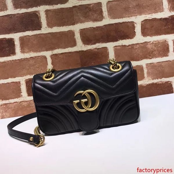 

brand design letter metal buckle v-shaped shoulder chain bag cowhide leather woman 446744 crossbody bag