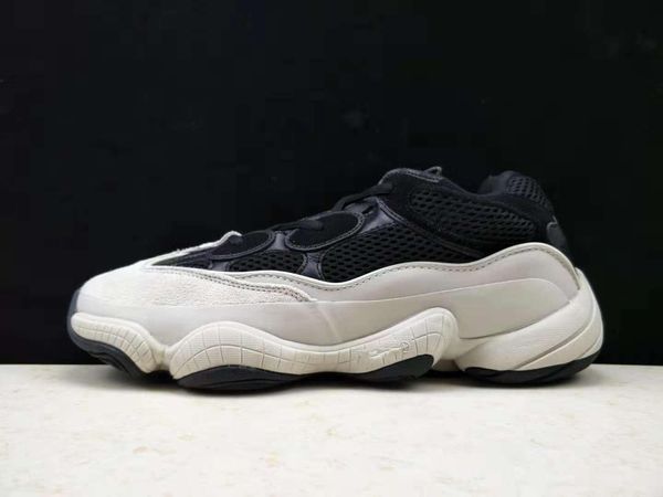 

2018 kanye west 500 blush desert rat sports running shoes men women old dad shoes designer shoes jogging athletic hiking sneakers 36-45 c13, Black