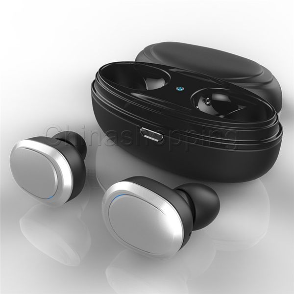 

T12 TWS Twins Bluetooth Earphone Stereo Headphone Wireless Earbuds with Magnetic Charger Box for iPhone Xr Xs Max Andriod Smartphone