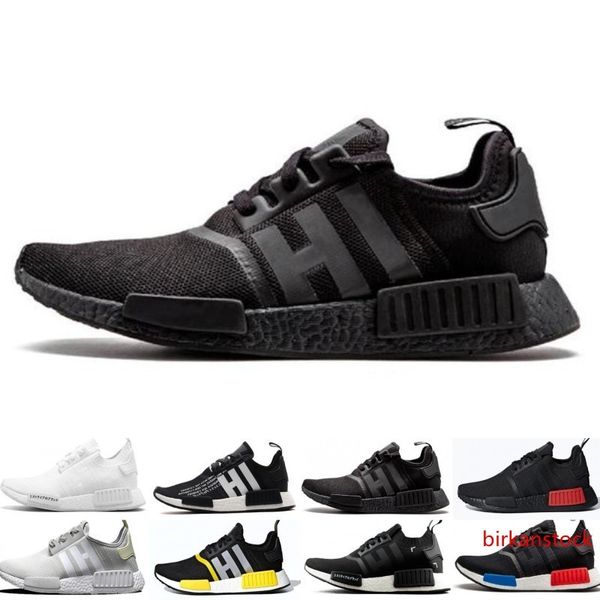 

дешевые nmd r1 кроссовки og japan triple black white solar red core oreo tri-color мужчины женщины дизайнер тренер спортивные кроссовки разм