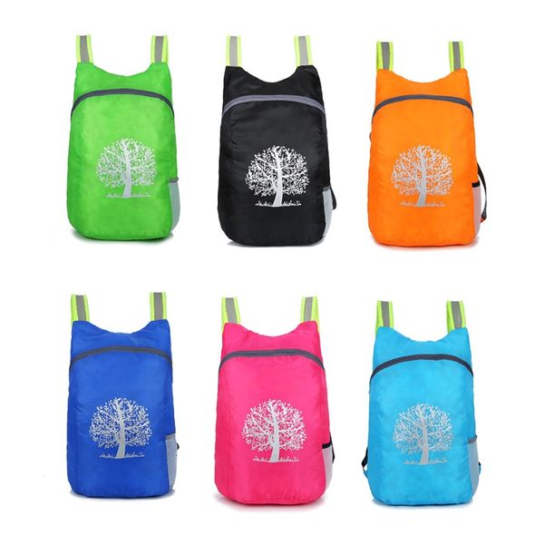 

1pc waterproof folding packable durable lightweight outdoor travel hiking backpack daypack comfortable bag