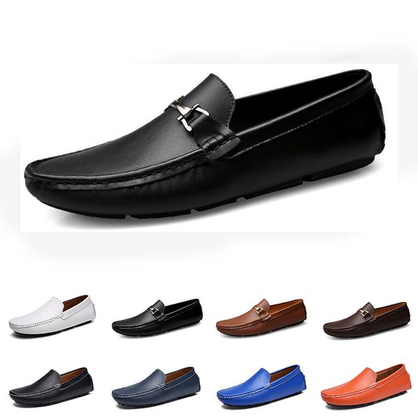 

men casual shoes espadrilles triple black white brown wine red mens leather sneakers outdoor jogging walking color #15