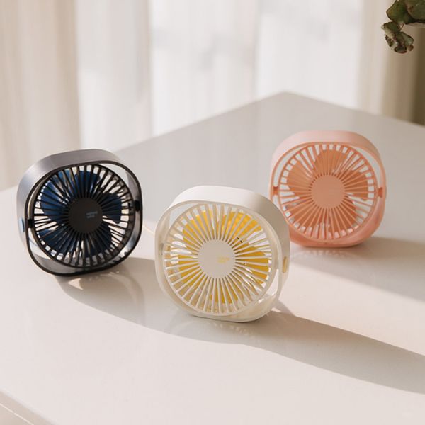 

mini usb fan silent creative home office deskcool fan with 5-vane blades blower fan third gear